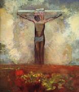 Odilon Redon Crucifixion Sweden oil painting artist